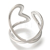 304 Stainless Steel Cuff Rings RJEW-Z074-21P-3