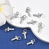 SHEGRACE Brass Micro Pave Clear Cubic Zirconia Pendants XGRQ29361-394P-T-4