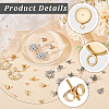 48Pcs 2 Styles Stainless Steel Stud Earring Findings STAS-BBC0010-23C-6