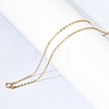 304 Stainless Steel Rhinestone Pendant Necklaces NJEW-K305-07G-1