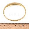 304 Stainless Steel Crystal Rhinestone Hinged Cuff Bangles for Women SA-CBAF851-02G-5