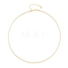 2MM Round Brass Chain Necklace Making KK-P354-02G-1