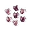 Handmade Foil Glass Beads FOIL-N029-09H-1
