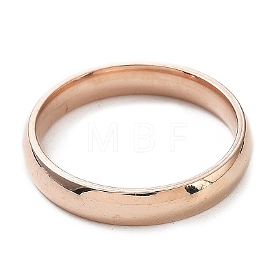 Ion Plating(IP) 304 Stainless Steel Flat Plain Band Rings STAS-I160-C-20mm-RG-1