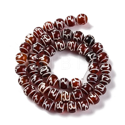 Tibetan Style dZi Beads G-U006-06C-02-1