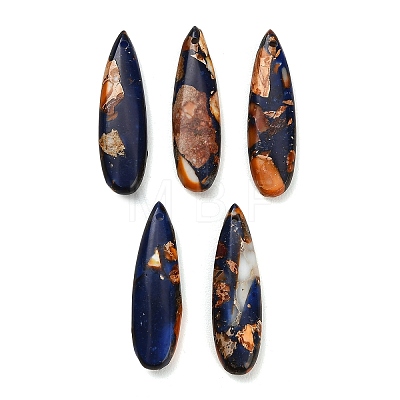 Dyed Synthetic Imperial Jasper Pendants GG-CBAA20A-08F-1