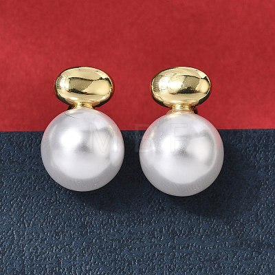 Brass Stud Earring EJEW-H180-05G-1