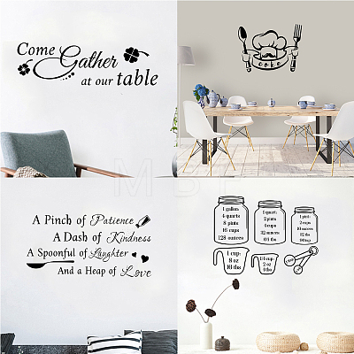 PVC Quotes Wall Sticker DIY-WH0200-073-1