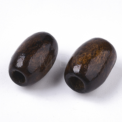 Spray Painted Natural Maple Wood Beads X-CD-TAC0003-01A-1