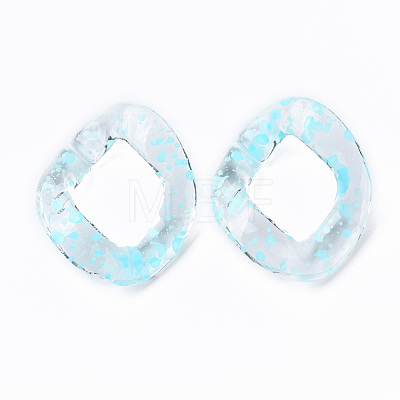 Transparent Acrylic Linking Rings OACR-N009-015A-B08-1