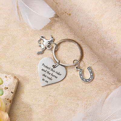 Western Style Alloy Keychains KEYC-SW00041-1