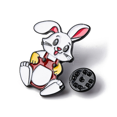 Rabbit Enamel Pins JEWB-D300-02EB-01-1