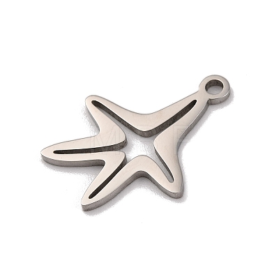 Non-Tarnish 201 Stainless Steel Pendants STAS-U016-08P-03-1