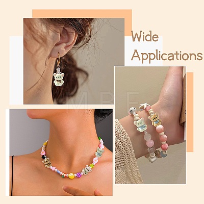 16Pcs 8 Colors Handmade Porcelain Beads PORC-CJ0001-53-1