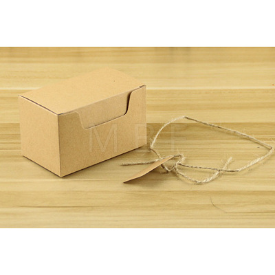 Kraft Paper Gift Box CON-WH0022-04-1
