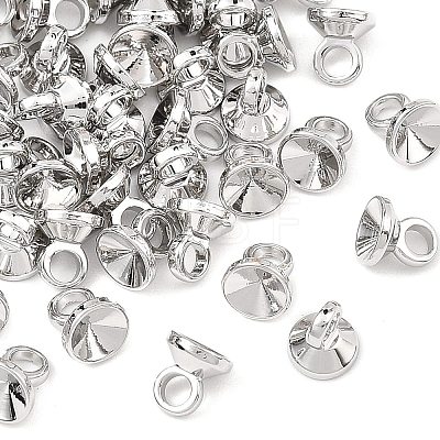 SHEGRACE Brass Bead Cap Bails XGRQ1U794-375P-1