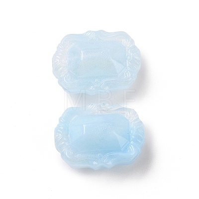 Opaque Acrylic Beads OACR-E015-07E-1