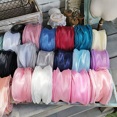 1Bag Organza Ribbon ORIB-CY0001-04B-1