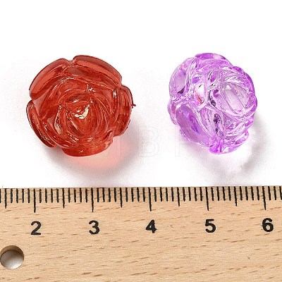 Transparent Acrylic Beads OACR-Z016-25-1