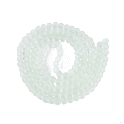 Baking Paint Transparent Glass Bead Strands GLAA-S031-12mm-29-1