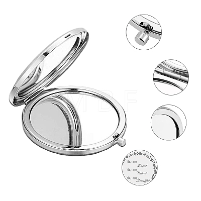 304 Stainless Steel Customization Mirror DIY-WH0245-022-1