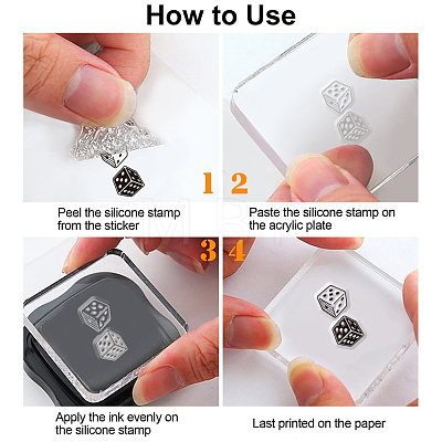 Custom PVC Plastic Clear Stamps DIY-WH0448-0250-1