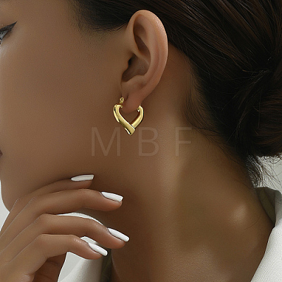 304 Stainless Steel Hoop Earrings LD9204-1