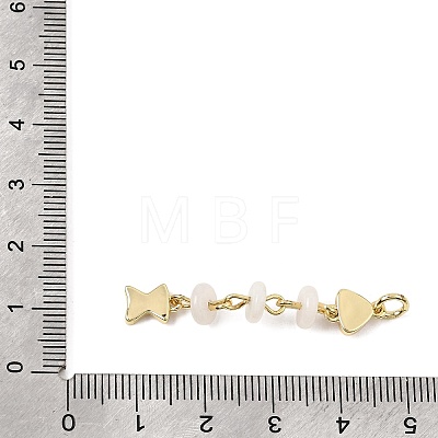 Ocean Natural White Jade Chip Pendants GG-CBA3401-02G-01-1