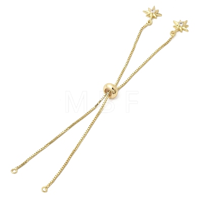 1MM Brass Box Chain Slider Bracelet Making MAK-K024-09G-1
