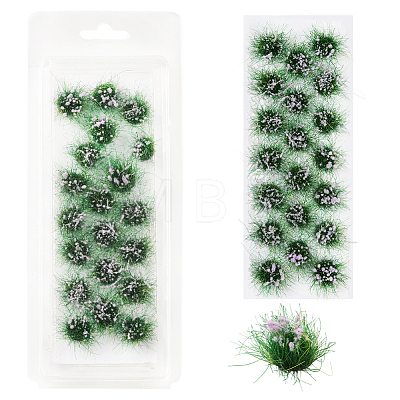 Resin Mini Grass Tufts AJEW-WH20120-10A-02-1