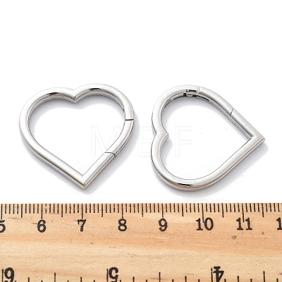 304 Stainless Steel Spring Ring Clasps STAS-R130-60P-1