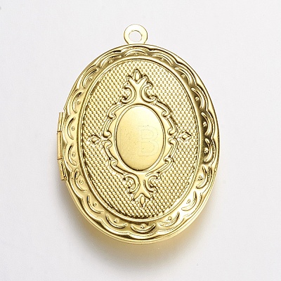 Brass Locket Pendants LS-KK-N0116-054G-1