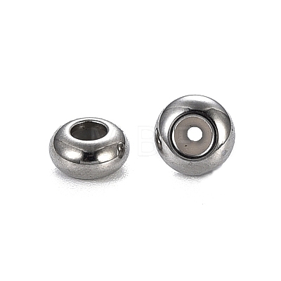 304 Stainless Steel Beads STAS-S103-18B-P-1