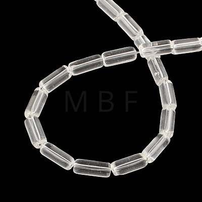 Transparent Glass Bead Strands X-GLAA-R162-10x4-09-1