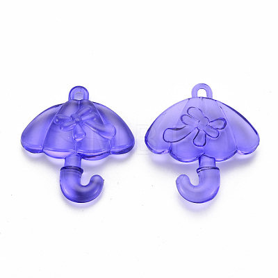 Transparent Acrylic Pendants TACR-T024-01B-936-1