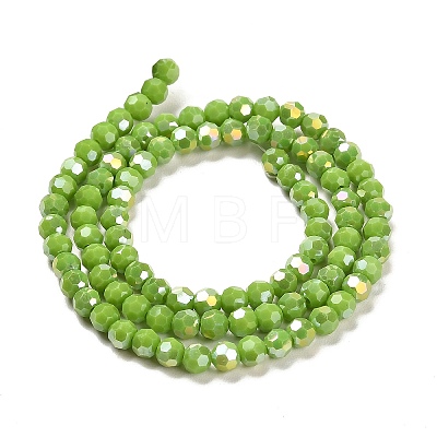 Opaque Glass Beads Stands X-EGLA-A035-P4mm-B15-1