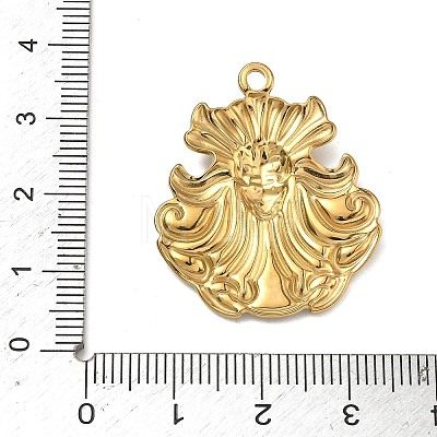 304 Stainless Steel Pendants STAS-C168-03B-G-1