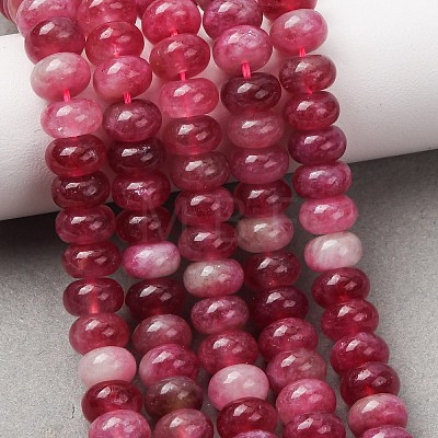 Natural White Jade Beads Strands G-E507-01-13-1