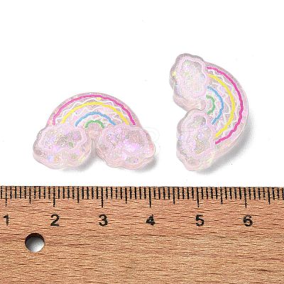 Transparent Epoxy Resin Decoden Cabochons CRES-I030-04C-1