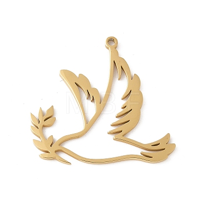 304 Stainless Steel Pendants STAS-G355-12G-1
