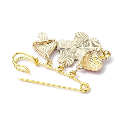 Mushroom Enamel Charms Brooch JEWB-BR00153-01-1