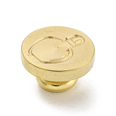 Wax Seal Brass Stamp Head AJEW-G056-01P-1