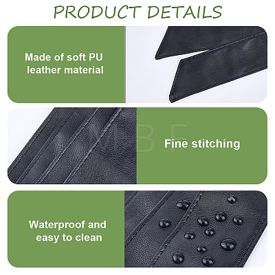 2Pcs PU Leather Wrap Belts for Coat AJEW-CL0005-83-1