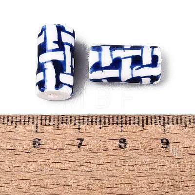 Handmade Porcelain Beads PORC-Q007-02B-1