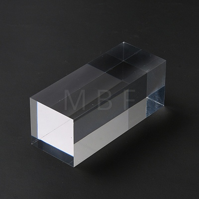 Square Transparent Acrylic Jewelry Display Pedestals ODIS-WH0329-31E-1