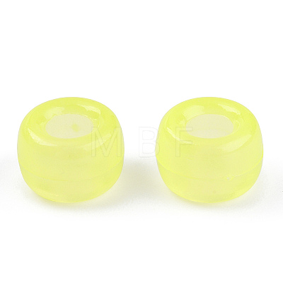 Transparent & Luminous Plastic Beads KY-T025-01-H08-1