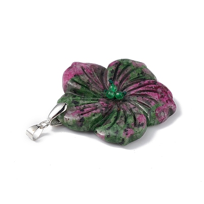 Natural Ruby in Zoisite Big Pendants G-B040-01P-07-1