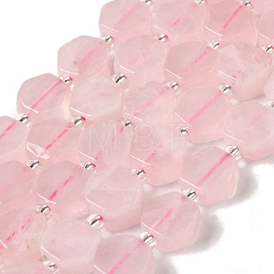 Natural Rose Quartz Beads Strands G-P534-A05-01-1