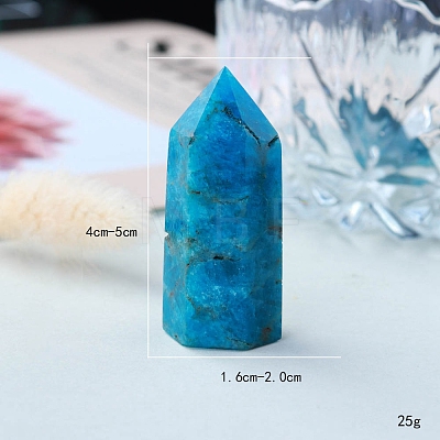 Point Tower Natural Apatite Home Display Decoration PW-WG91959-01-1