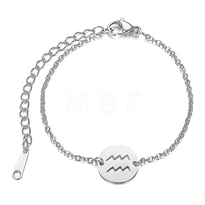 201 Stainless Steel Link Bracelets STAS-T040-JN009-11-1